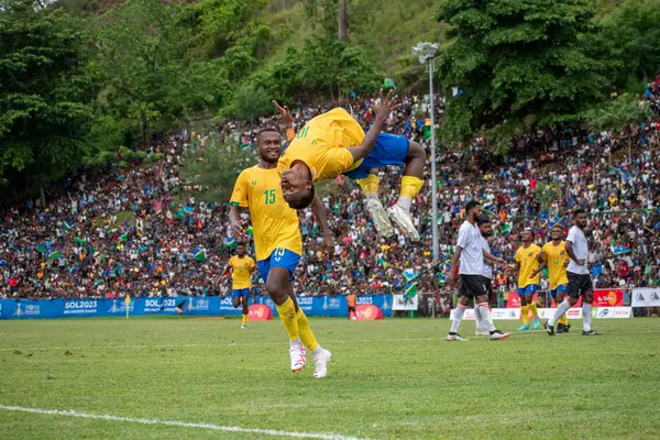 After the 2-0 victory over Fiji, it has once again propelled the national football side into a celebratory mode.