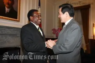 In Taiwan, Dr Sikua met President Ma to discuss a number of bilateral issues.