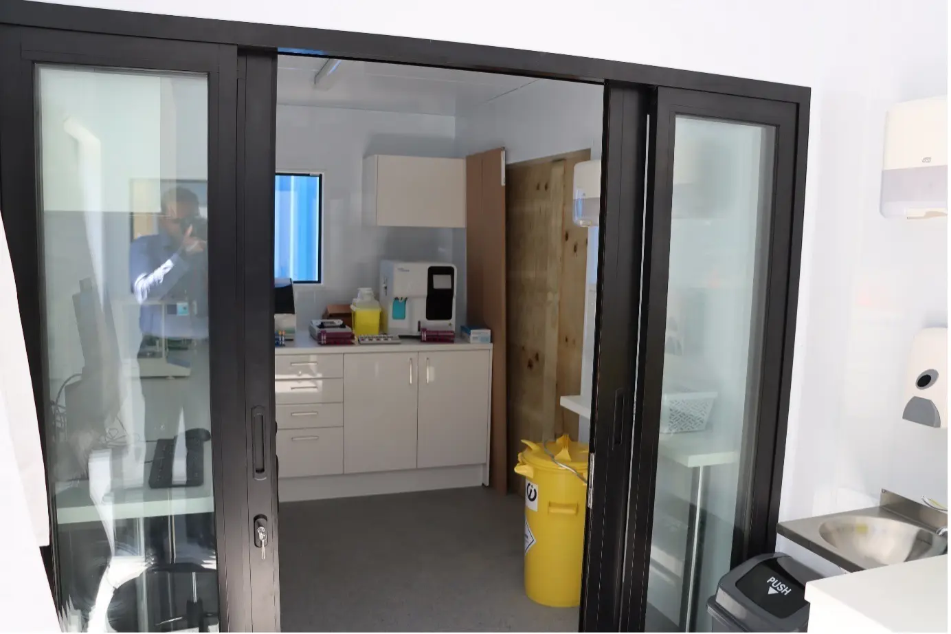 Project “turnkey” comes fully supplied with associated equipment, reagents, furniture, and fittings, including: a new GeneXpert machine for COVID-19 testing; Haematology; a biochemistry analyser; autoclave machines; microscopes: centrifuges; an incubator; and blood bank freezers.