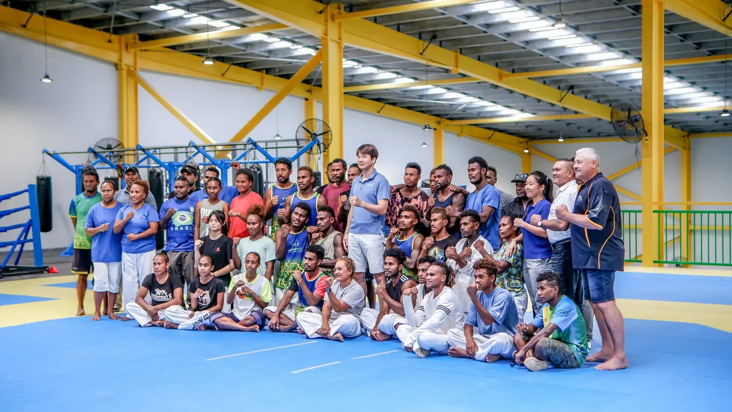 “Taekwondo is not only about kicking it’s about its overall trainings of all aspect that needs weights and SINIS is well equipped to improve their performance."