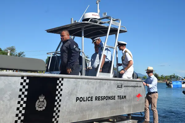 The first lot of fast craft boats was donated by Australia in late April 2020.