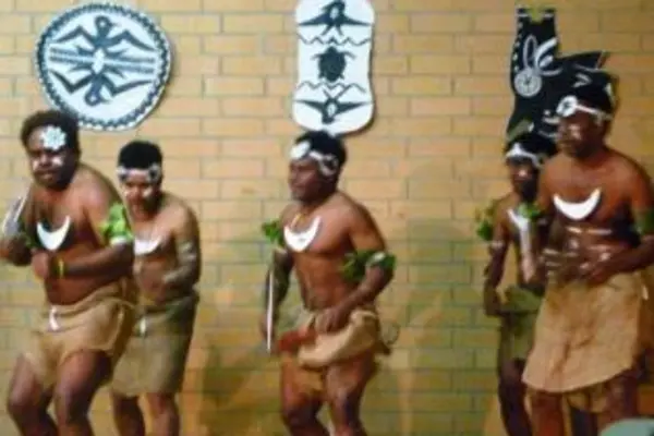 The highlights on the occasion were the Warriors welcome performed by the community's men and the community's Children singing the two National Anthems of Solomon Islands and Australia.