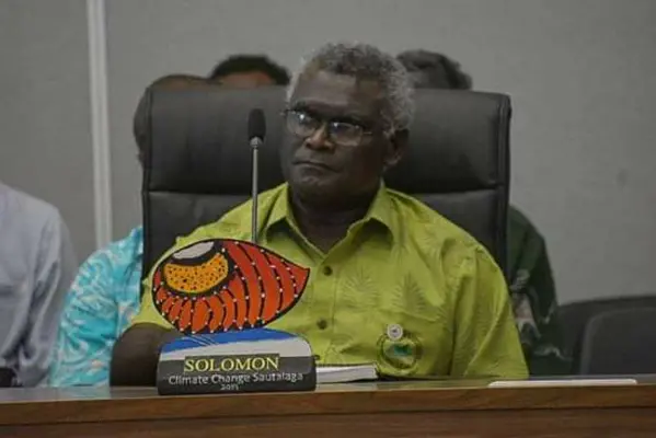 Prime Minister Hon. Manasseh Sogavare.