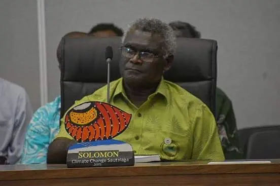 Prime Minister Hon. Manasseh Sogavare.
