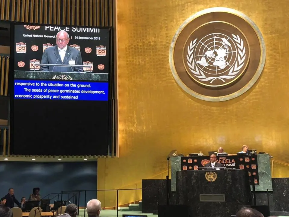 "Bitter rivalries and warfare serve no purpose if more emphasis is placed on promoting reconciliation amongst our people and between nations," said Hon. Milner Tozaka.