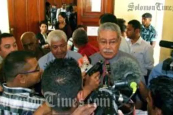 Fiji's former Prime Minster following the ruling yesterday.