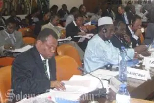 Hon. Steve Abana addressing the ACP Council.