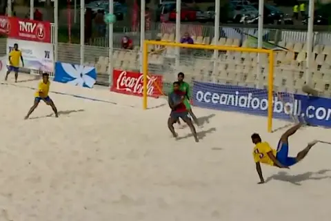 Solomon Islands Defeats New Caledonia in Beach Soccer Opener
