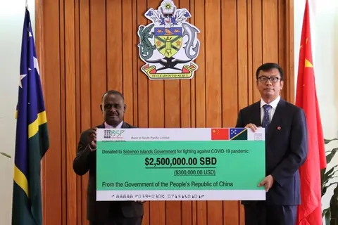 PRC Hands SBD$2.5M in Grant to Help Fight COVID-19