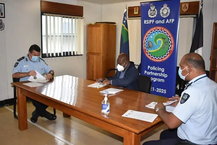 Minister for Police Hon. Anthony K Veke stated that the AFP is the number one partner of choice for security and thanked AFP for its long friendship with the RSIPF and the people of Solomon Islands.