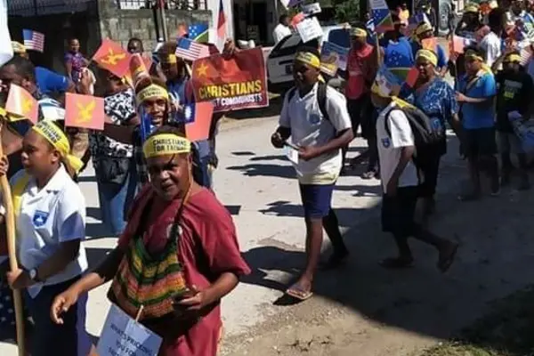 Police Commends Peaceful Protesters in Auki