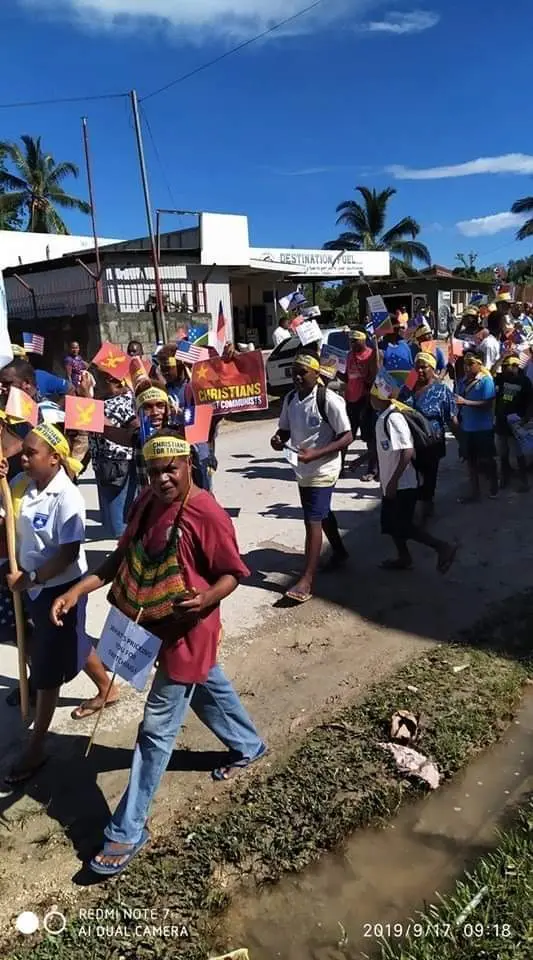 Police Commends Peaceful Protesters in Auki