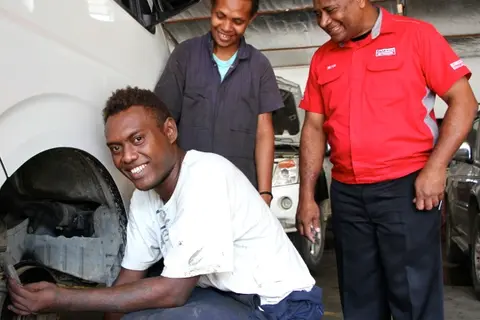 APTC is a development initiative funded by the Australian Government to deliver training and to increase the supply of skilled workers in targeted sectors in the Pacific region. APTC has campuses in Fiji, Samoa,Vanuatu, Papua New Guinea and Solomon Islands.
