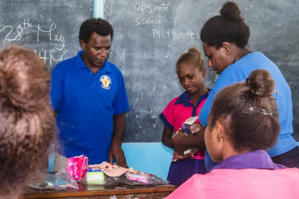 “I also want my school to become a role model for other schools in how we support our girls and MHM”, Mr. Matia said.