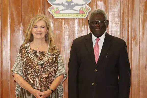 The two leaders discussed issues on Solomon Islands-US diplomatic relations which was formalized on the 9th of October 1978.