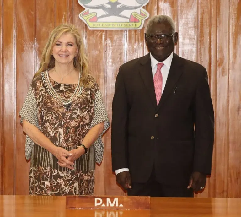 The two leaders discussed issues on Solomon Islands-US diplomatic relations which was formalized on the 9th of October 1978.