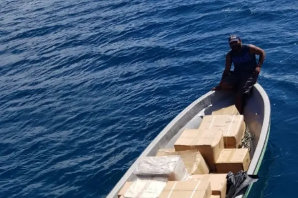 The much needed medical supplies offloaded from Patrol Boat will be distributed throughout the Province.