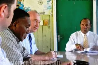 Topics discussed included RAMSI's focus on combating corruption and efforts to strengthen the justice system in the provinces.