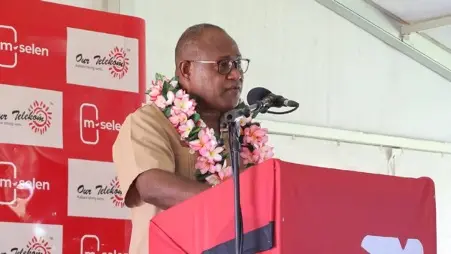 The Acting Prime Minister, Hon. Maelanga has commended Our Telekom for launching M-Selen, ensuring financial inclusion for all citizens.