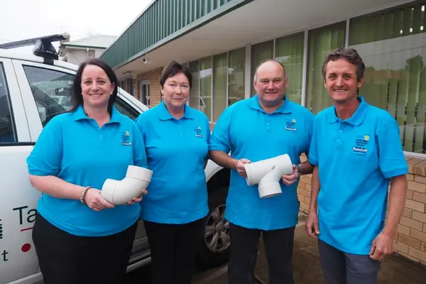 ASSISTING ABROAD: Rotary Club of Bathurst members Susannah Folley, Beryl Dyck, Phil Hampton and Rob Barlow.