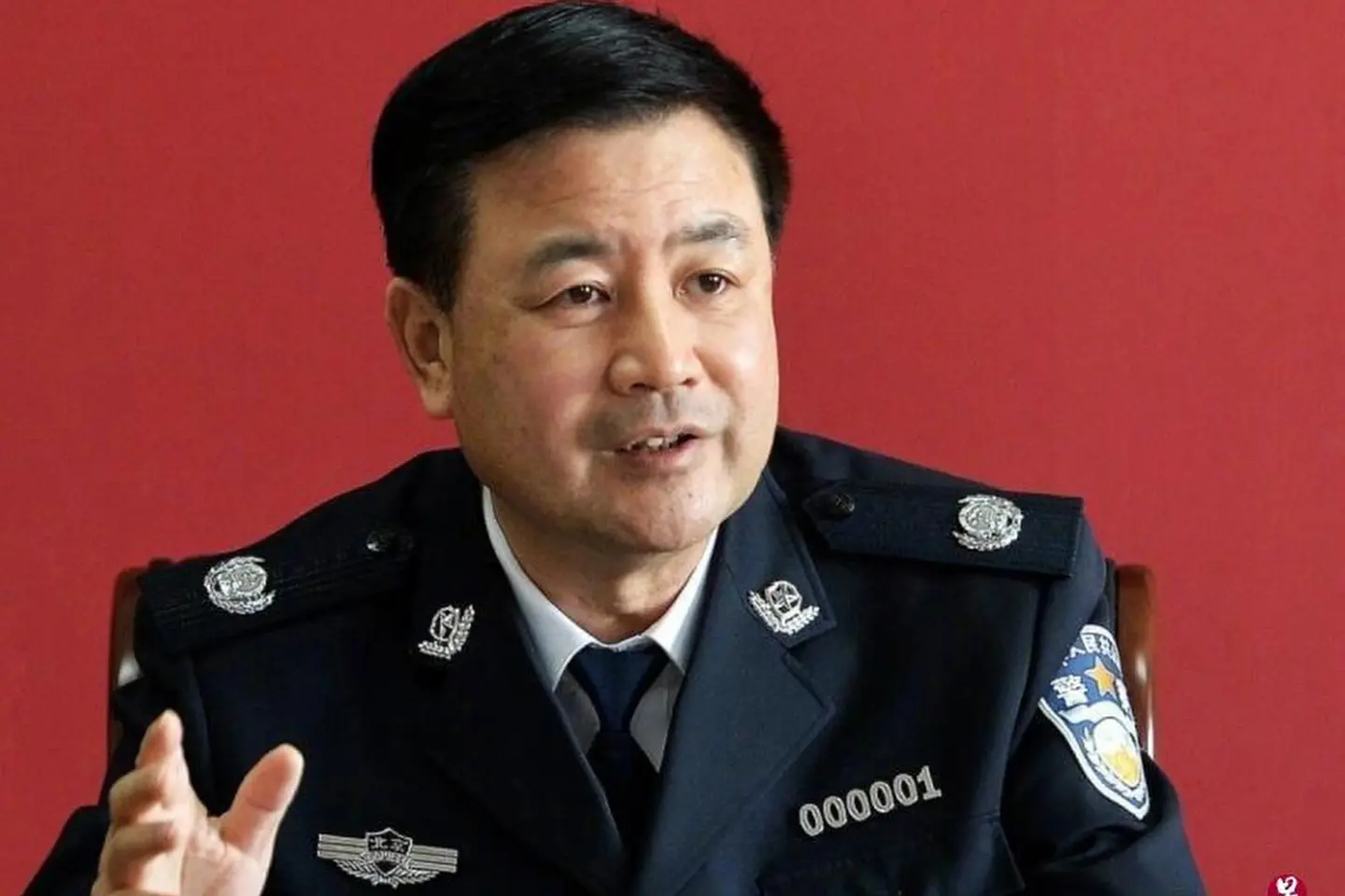 Chinese State Councilor and Minister of Public Security Wang Xiaohong.