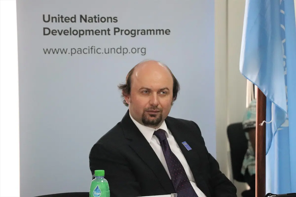 UNDP Solomon Islands Project Manager Vardon Hoca.