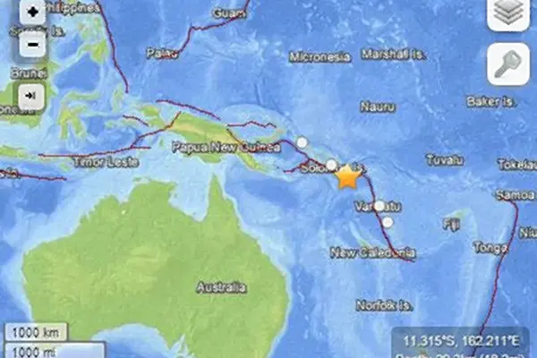 The Solomon Islands lies on the "Ring of Fire" — an arc of earthquake and volcanic activity that stretches around the Pacific Rim.
