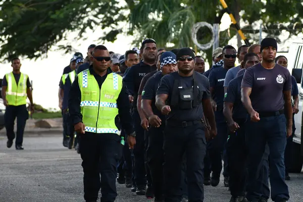 The RSIPF and SIAF officers regularly conduct joint POM operational exercises to ensure both police agencies are prepared to respond to any potential public disorder incidents.