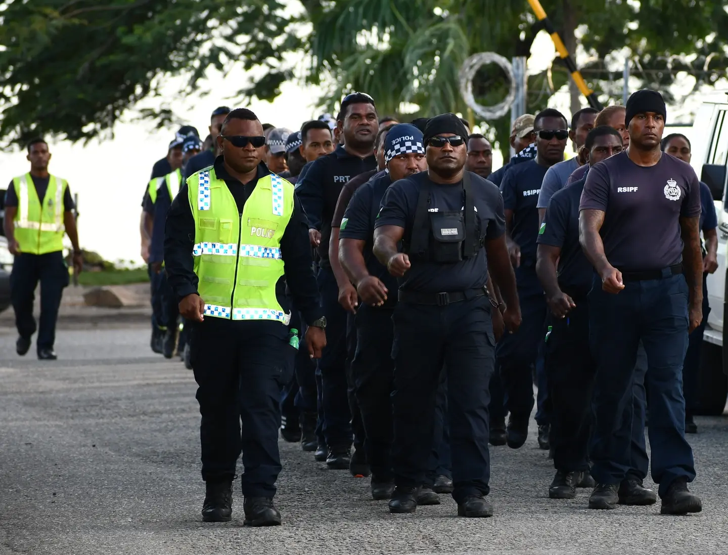 The RSIPF and SIAF officers regularly conduct joint POM operational exercises to ensure both police agencies are prepared to respond to any potential public disorder incidents.