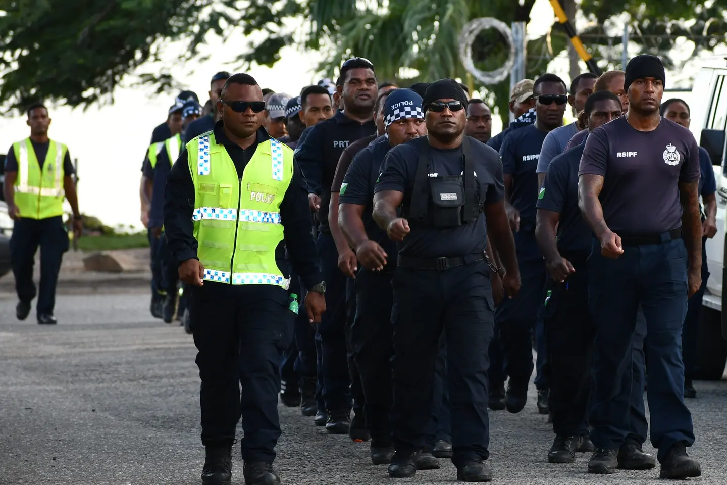 The RSIPF and SIAF officers regularly conduct joint POM operational exercises to ensure both police agencies are prepared to respond to any potential public disorder incidents.