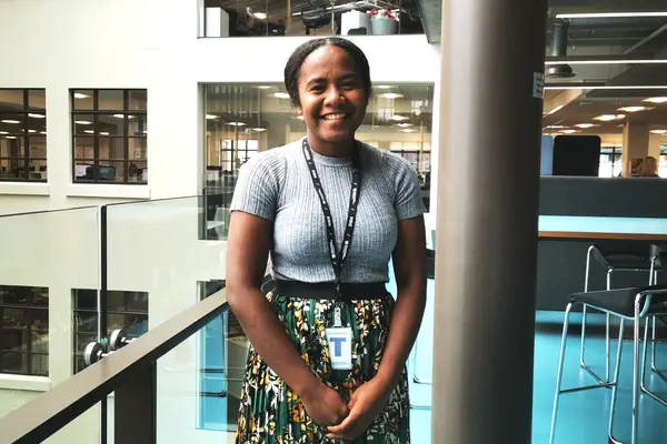 "I have always been passionate about my country's economy since high school and through my dad's work," she says.
