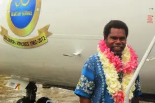 Temotu Premier Father Charles Brown Beu thanked Solomon Airlines and its board for linking Lata to the rest of the country through its services.