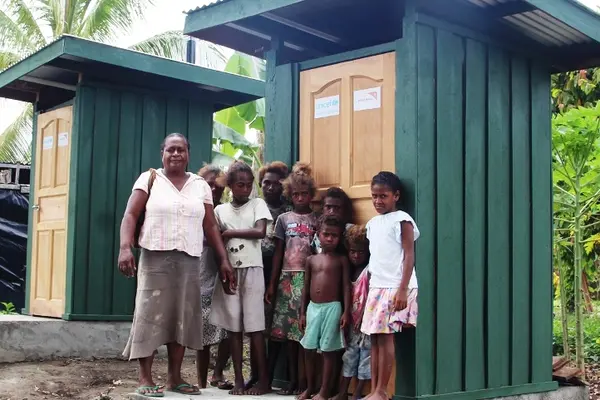 Last week, some 75 children and their teacher’s received two toilets, with an additional four for their community.