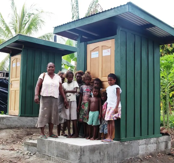 Last week, some 75 children and their teacher’s received two toilets, with an additional four for their community.