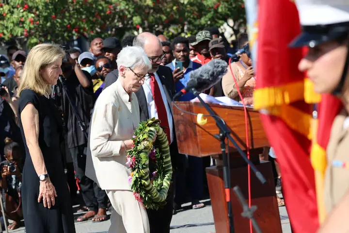 US Deputy Secretary of State Wendy Sherman sought to reiterate the US's intention of consolidating ties with Pacific island nations.