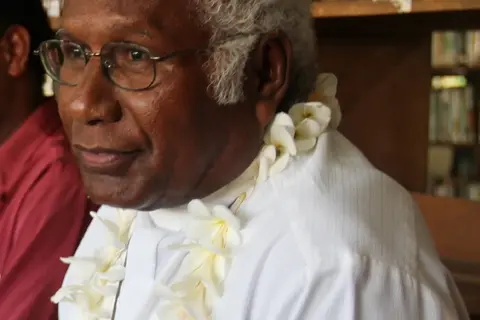 Rev. David Vunagi was nominated by the MP for North New Georgia, Hon. John Dean Kuku.