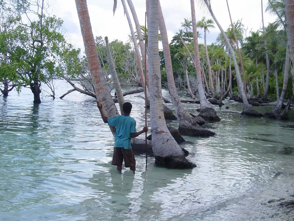 The sinking islands of Oceania have become a symbol for the severe and unprecedented consequences of man-made global warming.