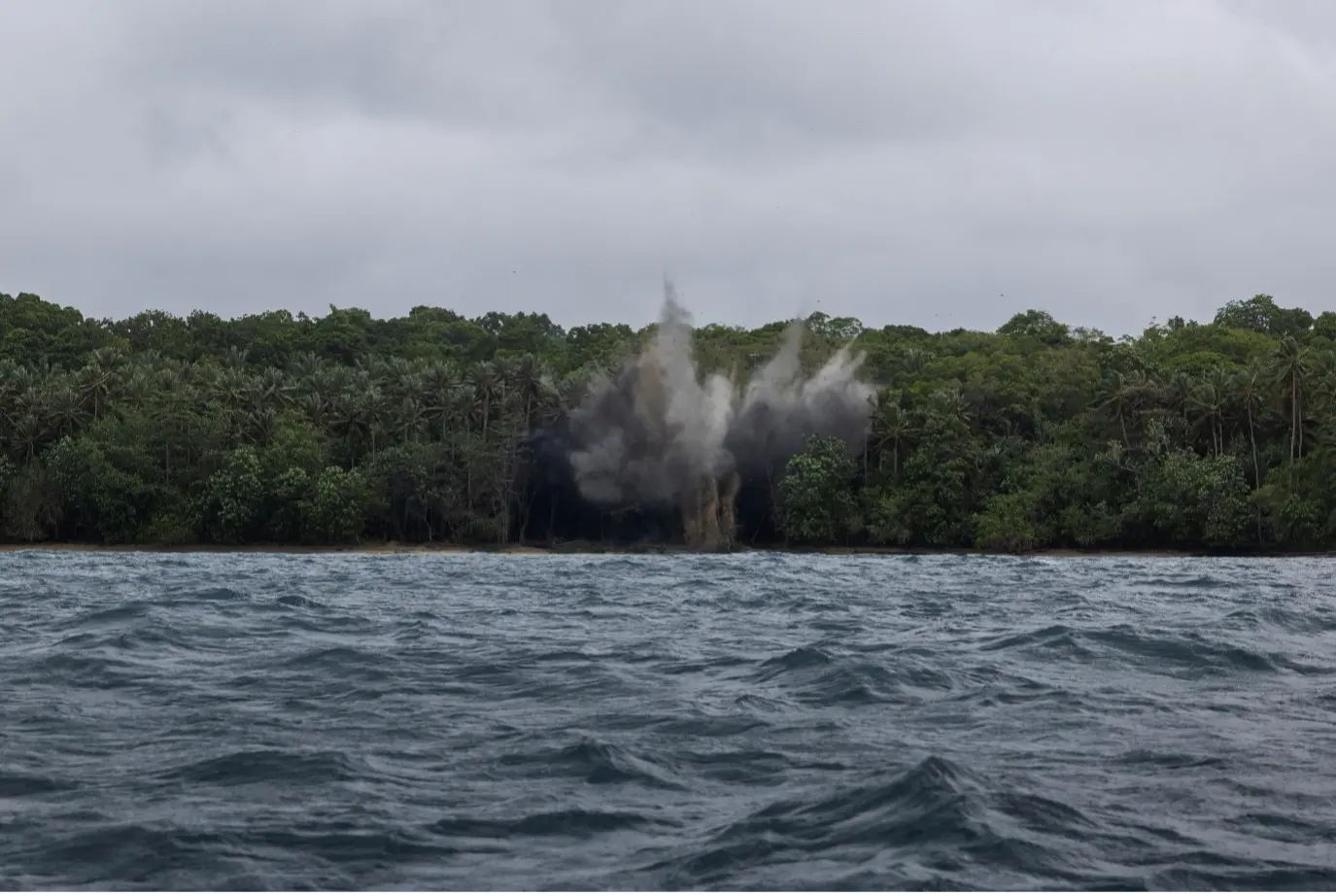 Disposal of an Explosive Remnant of War near Munda