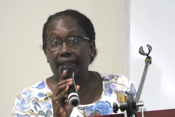 The Permanent Secretary of the Ministry of Health Mrs. Pauline McNeil.