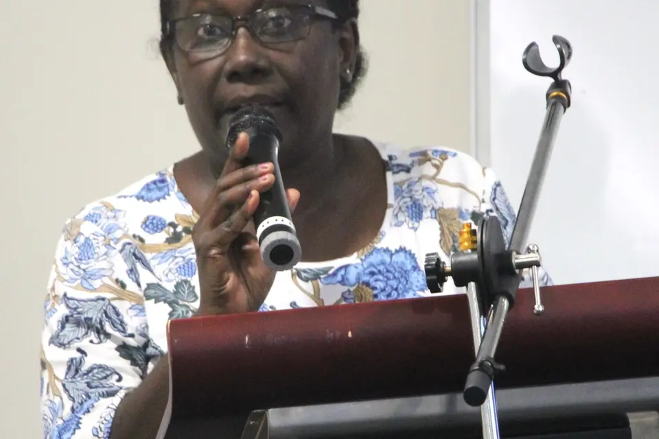The Permanent Secretary of the Ministry of Health Mrs. Pauline McNeil.