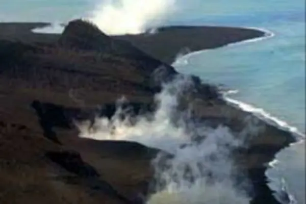 Hunga Ha'apai's three active vents.
Picture: GP Orbassano