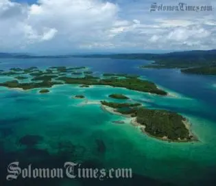 Marovo Lagoon in the Western Province, an ideal getaway.