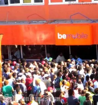 Already, with just minutes before the launch, a large crowd has gathered outside their Point Cruz sales office.