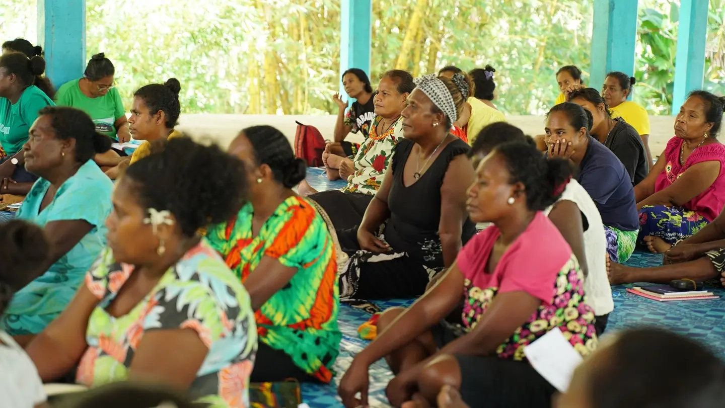 The KAWAKI Women's Network have been reaching out to communities and schools in the Katupika, Wagina and Kia areas to do conservation awareness which address issues they face in their communities like waste management, logging, mining, and overharvesting.