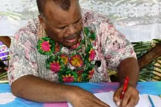 Mr Anga said there is a great need "to broaden our economic base to address the country's growing population."