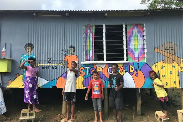 Vuniivi settlement in Lami, Fiji.