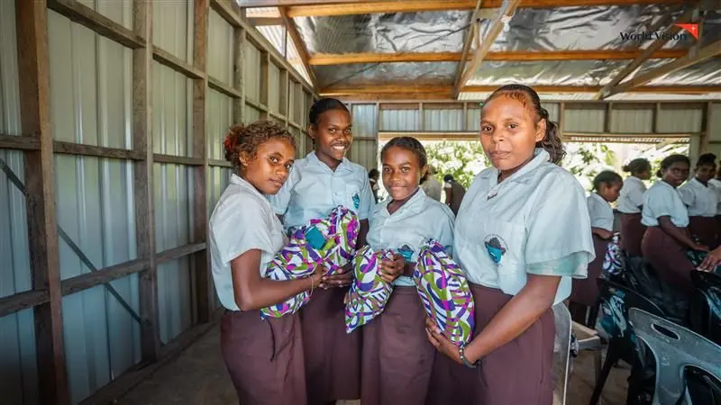 The initiative will directly benefit the female students of St. Francis Community High School and Selwyn College National Secondary School, along with Potau Community High School, all located in Guadalcanal province.