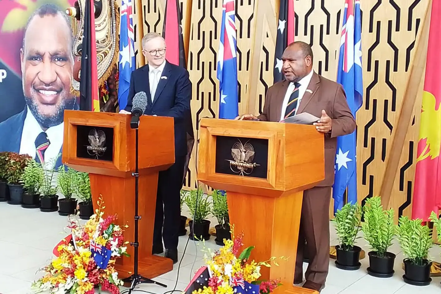 Marape said the safety of both countries was intertwined. He said Australia was more than just a bilateral partner and was a parent nation, because PNG had been been under Australia’s administration before gaining independence.