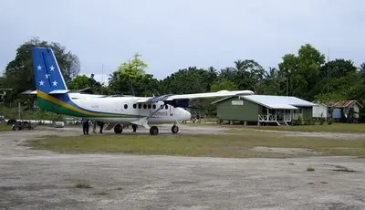 Solomon Airlines will use the temporary terminal until construction work is completed at the eastern end of the runway and the construction team opens the fully refurbished and expanded Munda runway.