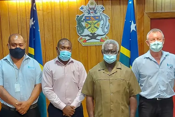 Prime Minister Hon. Manasseh Sogavare congratulated the New Solomon Water Chair, Mr. Donald Marahare saying discussions will continue on important matters.